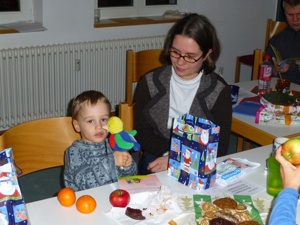 21.12.2012: Weihnachtsfeier bei den Kindern